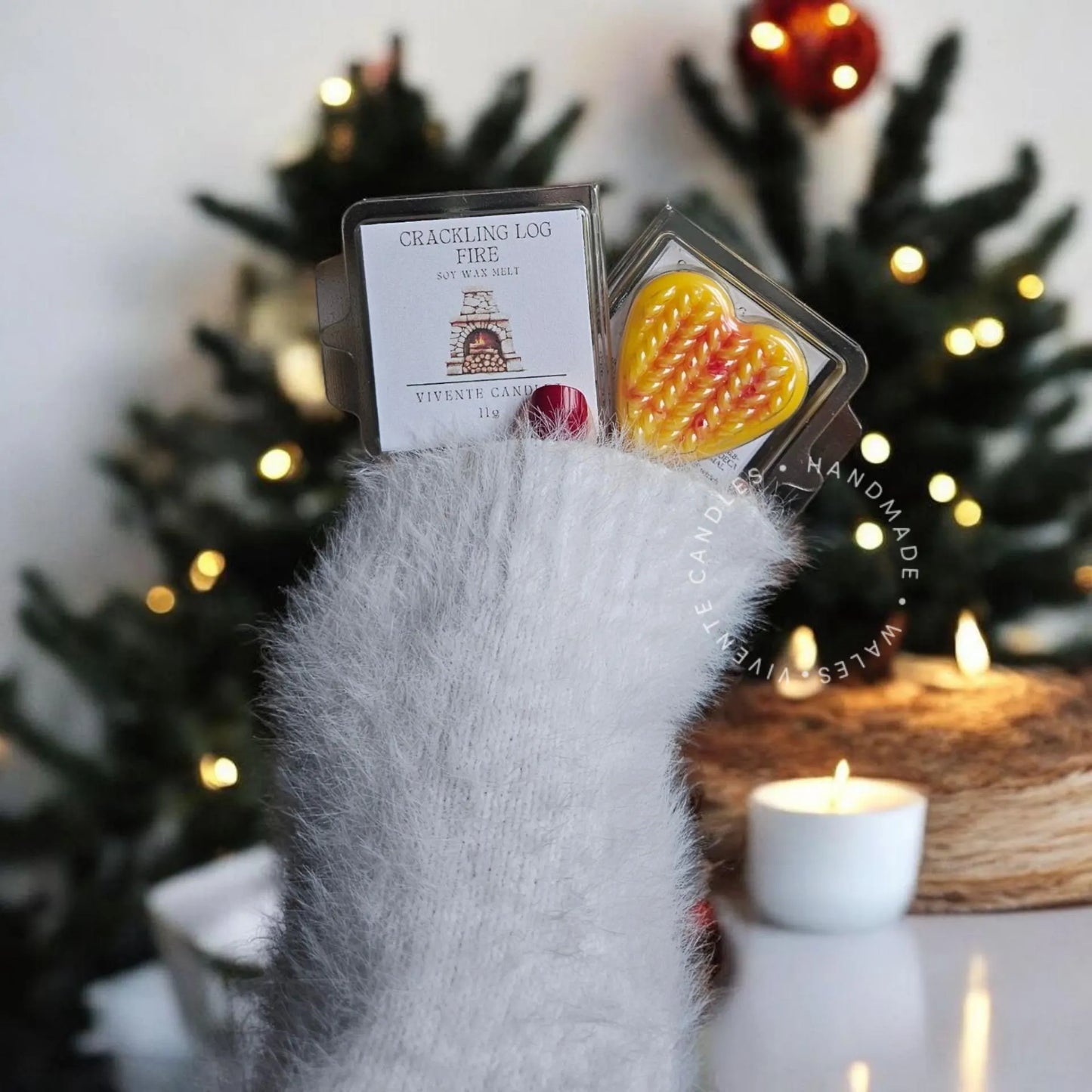 Crackling Log Fire Wax Melt - 20g