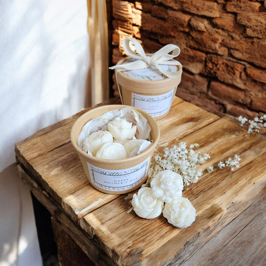 Mother's Day - Flower Shaped Wax Melt White Cashmere & Pear