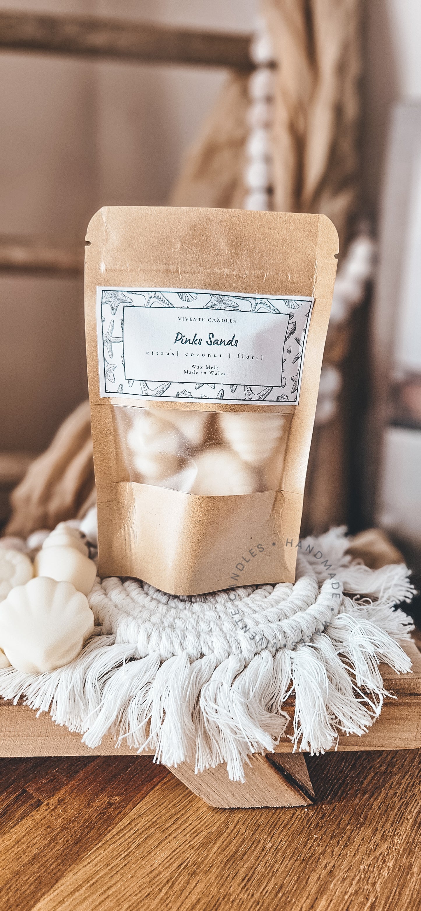 Pink Sands Shell Shaped Wax Melt