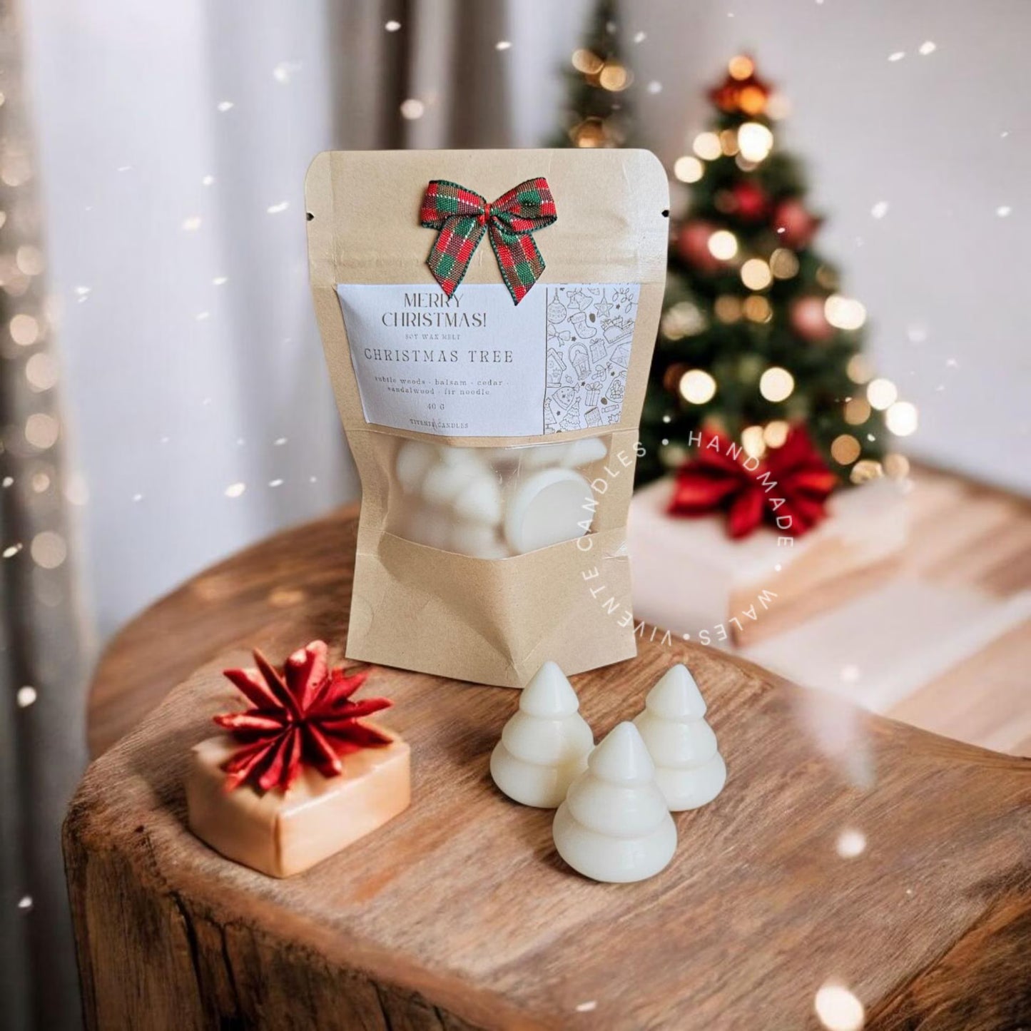 Christmas Tree Scented and Shaped Wax Melts