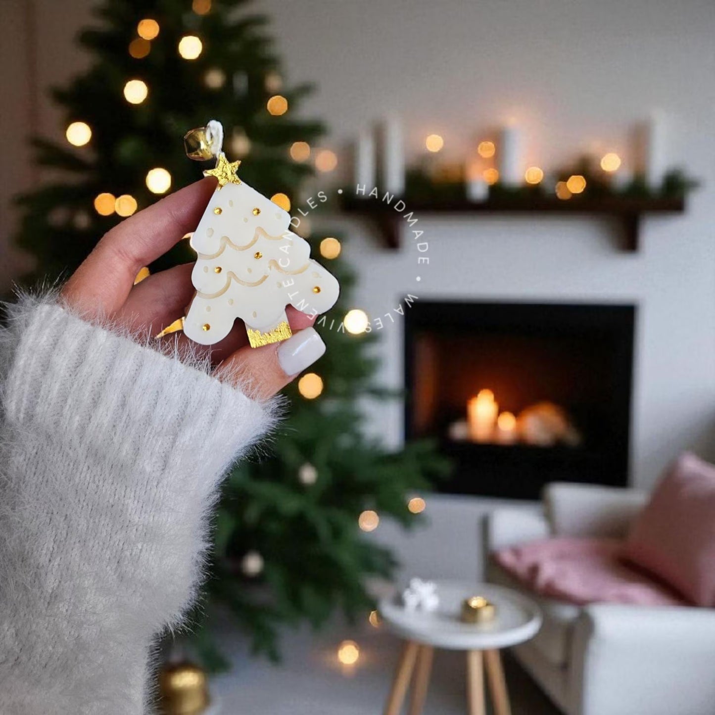 Hand Painted Small Christmas Tree