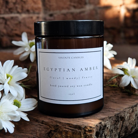 Egyptian Amber Jar Candle