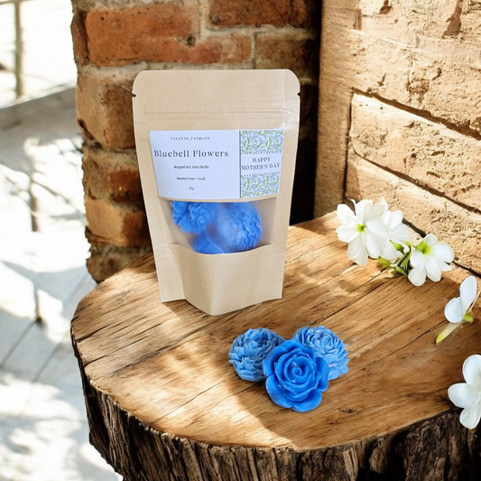 Mother's Day - Bluebell Scented Wax Melt Pouch