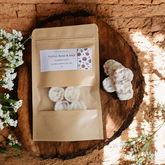 Velvet Rose & Oud Wax Melt - Vivente Amore