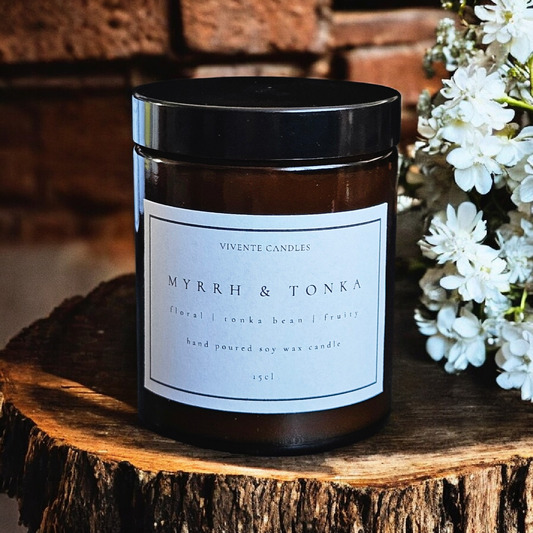 Myrrh & Tonka Jar Candle