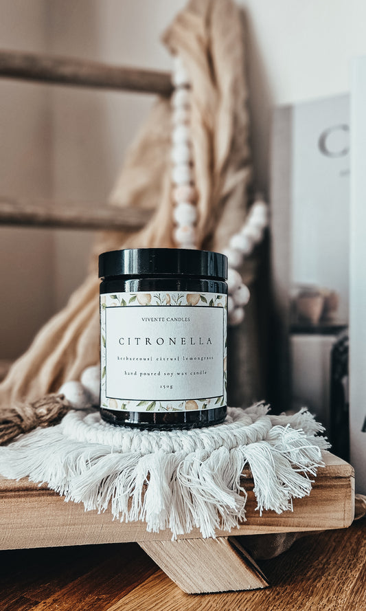 Citronella Jar Candle