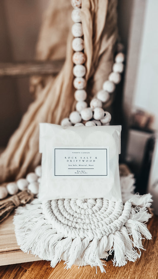 Rock Salt & Driftwood Wax Melt