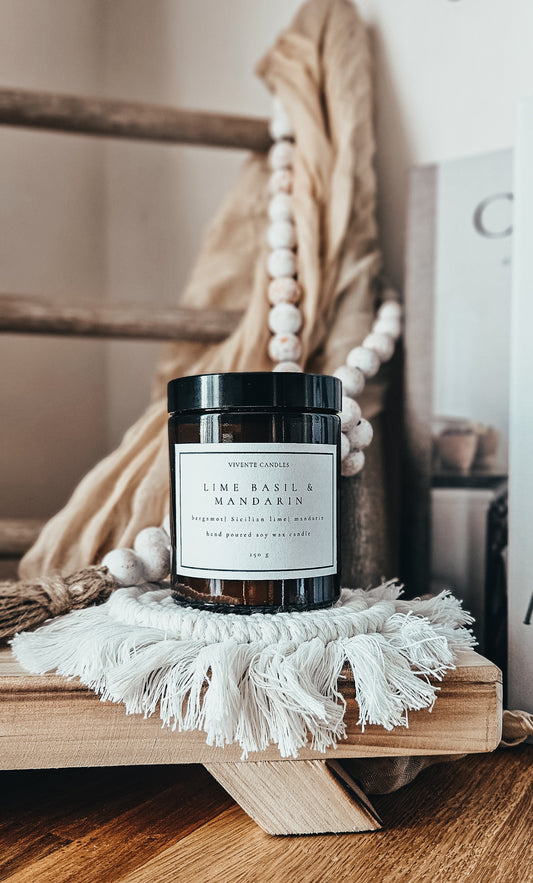 Lime Basil & Mandarin Jar Candle