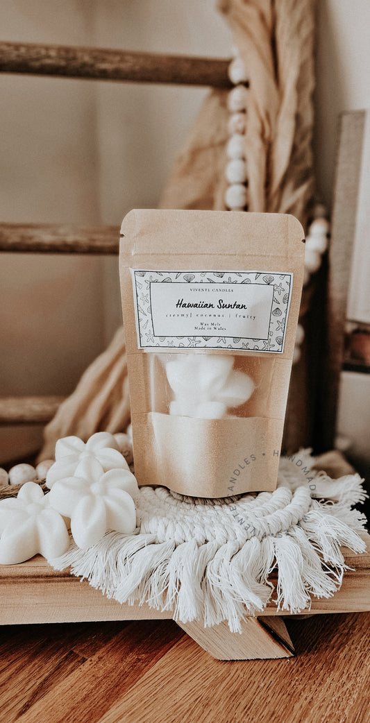 Hawaiian Suntan Floral Shaped Wax Melt