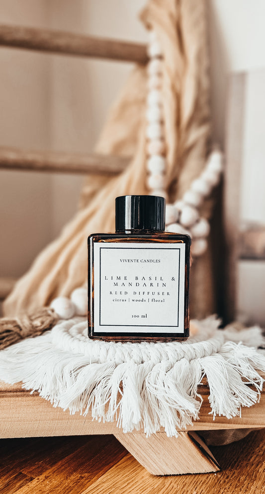 Lime Basil & Mandarin Reed Diffuser
